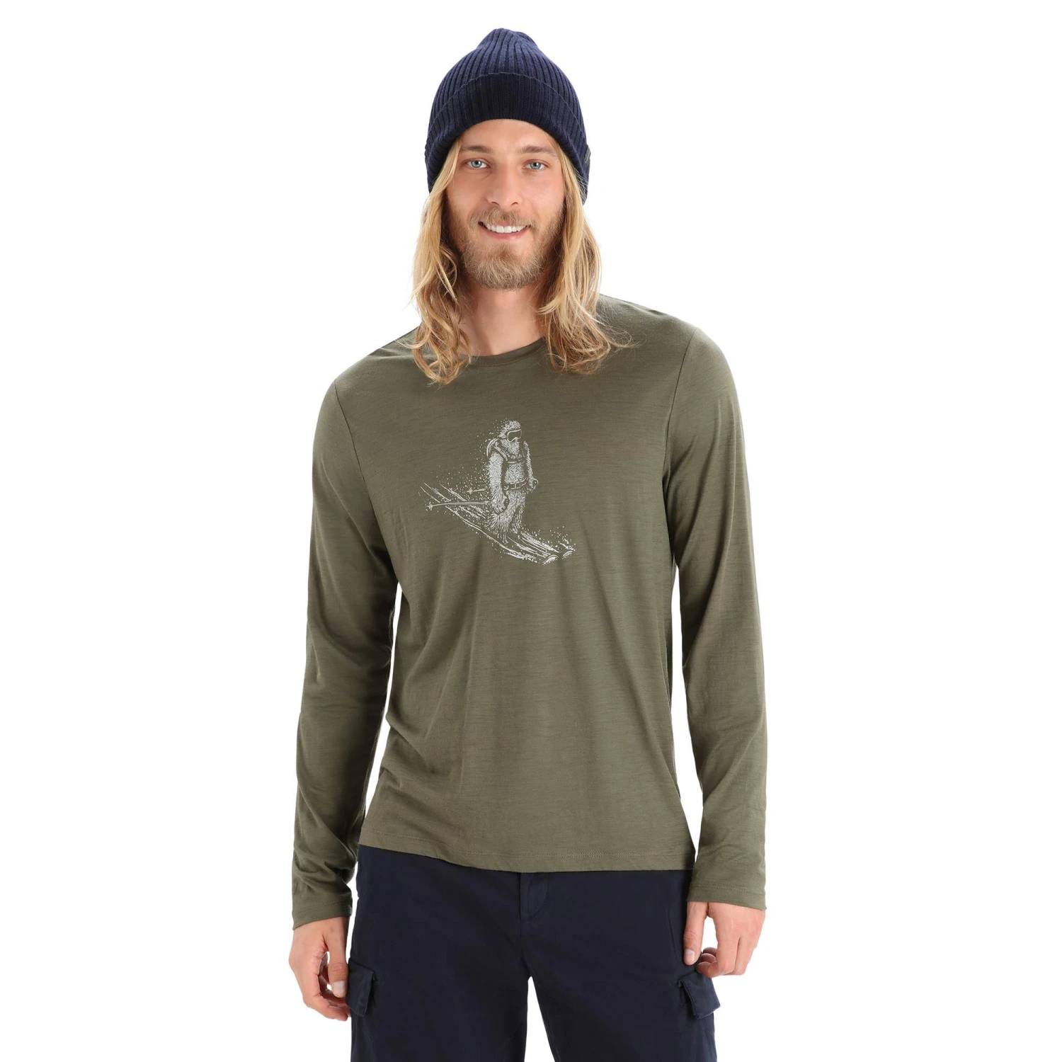 Icebreaker TECH LITE II LS TEE SKIING YETI Herren - Langarmshirt – Bild 2