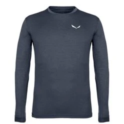 SALEWA PUEZ MELANGE DRY M L/S TEE Herren - Funktionsshirt