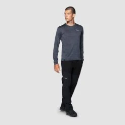 SALEWA PUEZ MELANGE DRY M L/S TEE Herren - Funktionsshirt -HerrenFit Verkäufe 5637953382 c puez melange dry m ls tee salewa 24