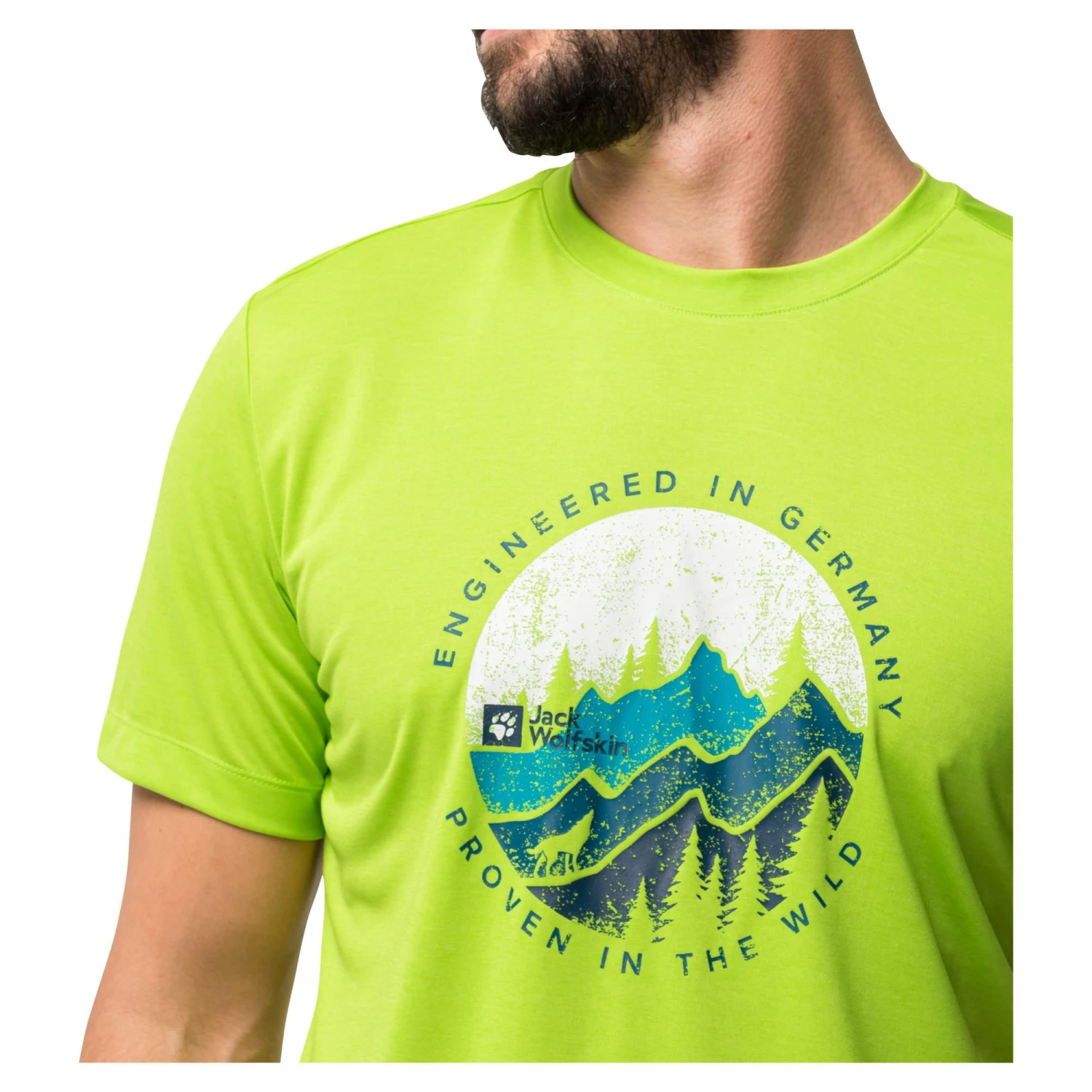 Jack Wolfskin HIKING S/S T M Herren - Funktionsshirt 4 Jack Wolfskin HIKING S/S T M Herren - Funktionsshirt – Bild 4
