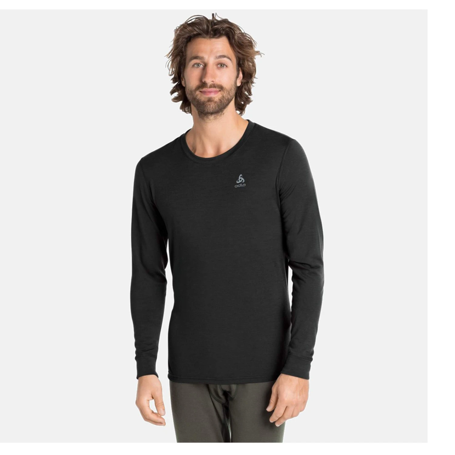 Odlo BL TOP CREW NECK L/S MERINO 200 Herren - Funktionsshirt – Bild 5